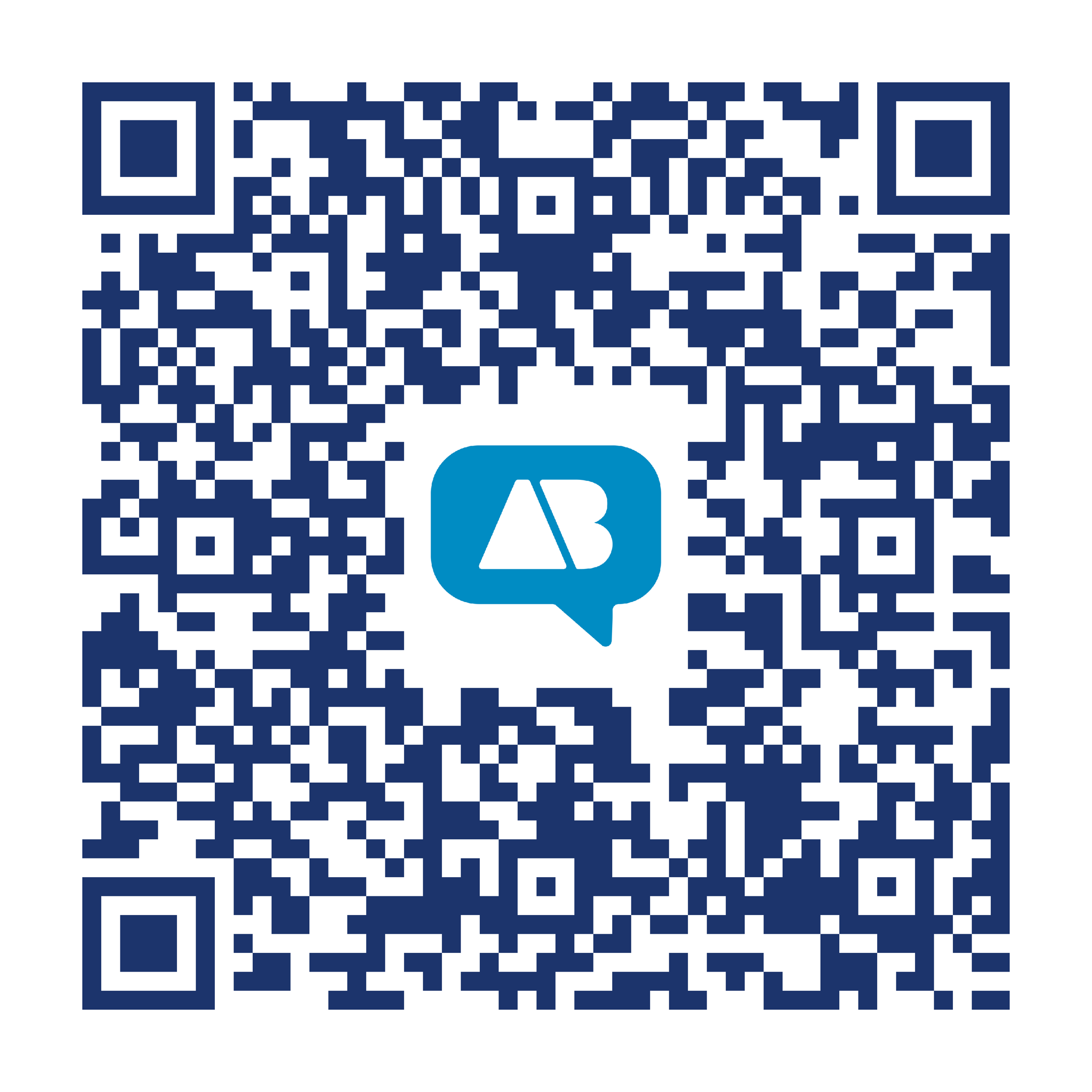 QR code to donate via ActBlue
